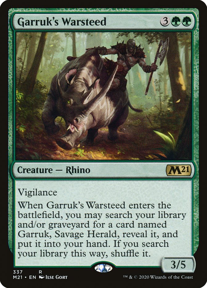 Garruk's Warsteed [Core Set 2021] | Tables and Towers