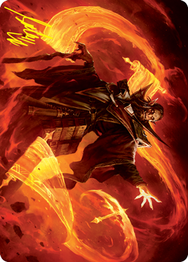 Plargg, Dean of Chaos Art Card (Gold-Stamped Signature) [Strixhaven: School of Mages Art Series] | Tables and Towers