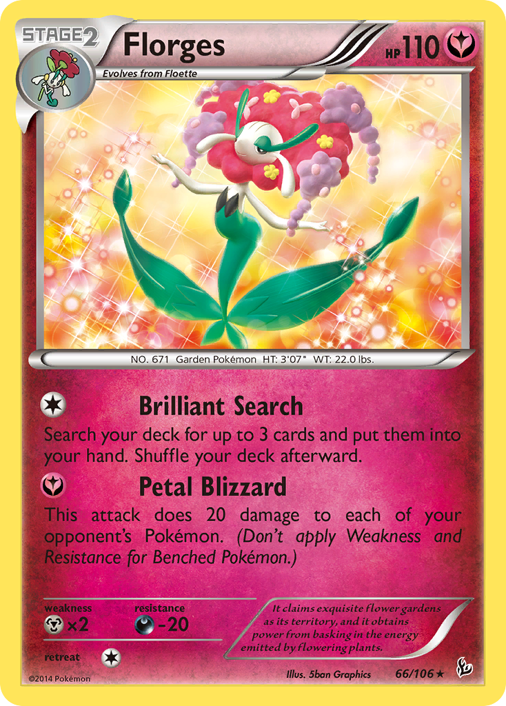 Florges (66/106) [XY: Flashfire] | Tables and Towers