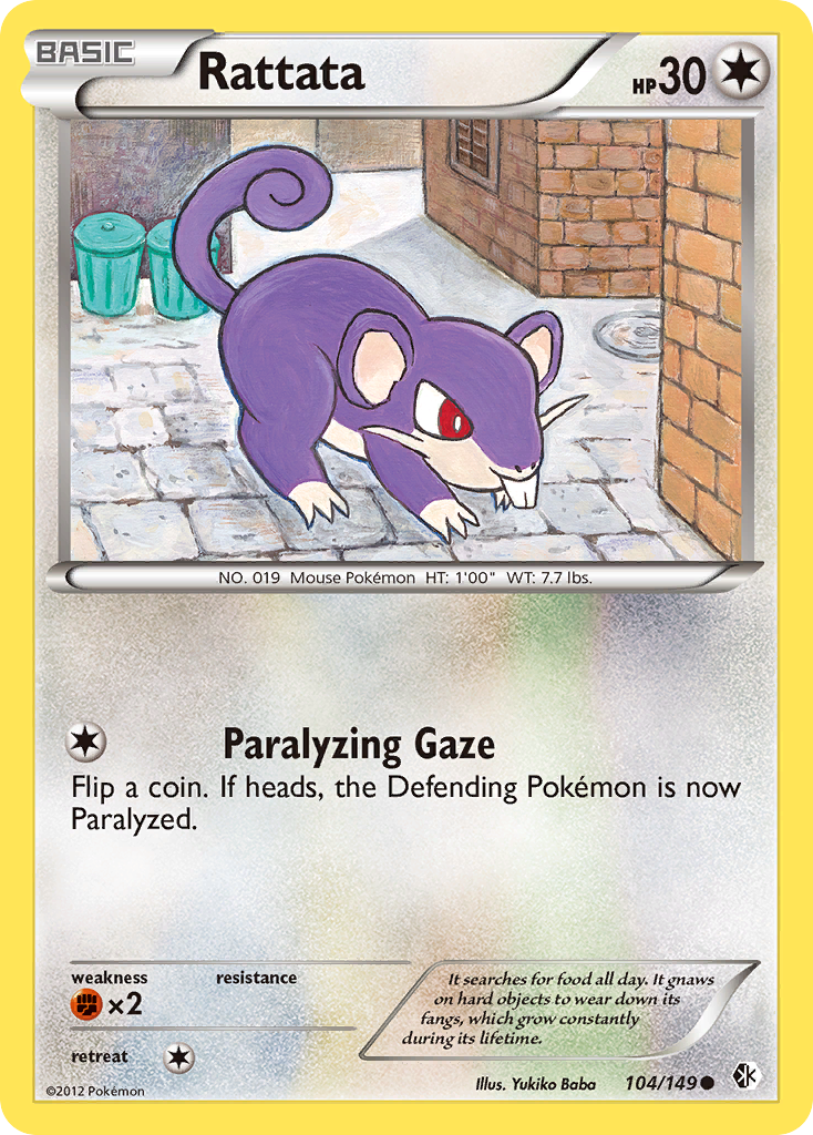 Rattata (104/149) [Black & White: Boundaries Crossed] | Tables and Towers