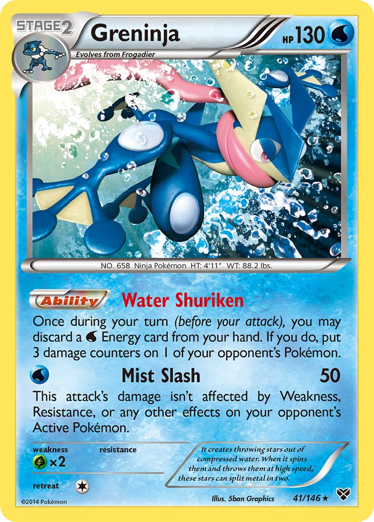 Greninja (41/146) (Cosmos Holo) (Blister Exclusive) [XY: Base Set] | Tables and Towers