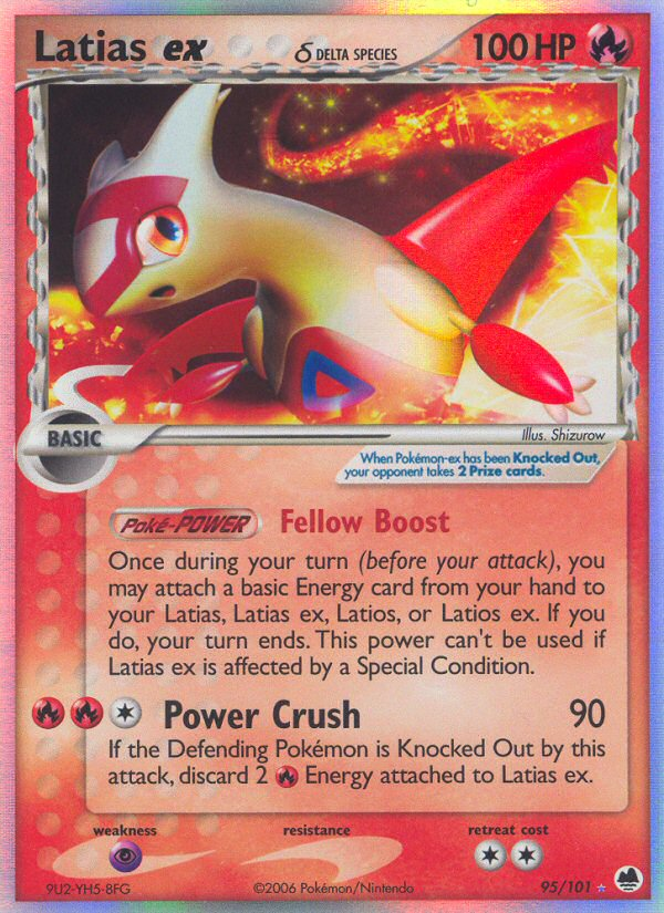 Latias ex (95/101) (Delta Species) [EX: Dragon Frontiers] | Tables and Towers