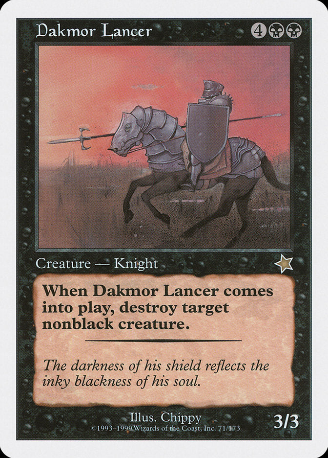 Dakmor Lancer [Starter 1999] | Tables and Towers