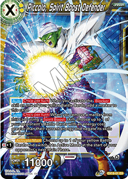 Piccolo, Spirit Boost Defender (EX18-01) [Namekian Boost] | Tables and Towers