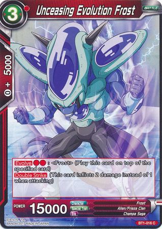 Unceasing Evolution Frost (BT1-016) [Galactic Battle] | Tables and Towers