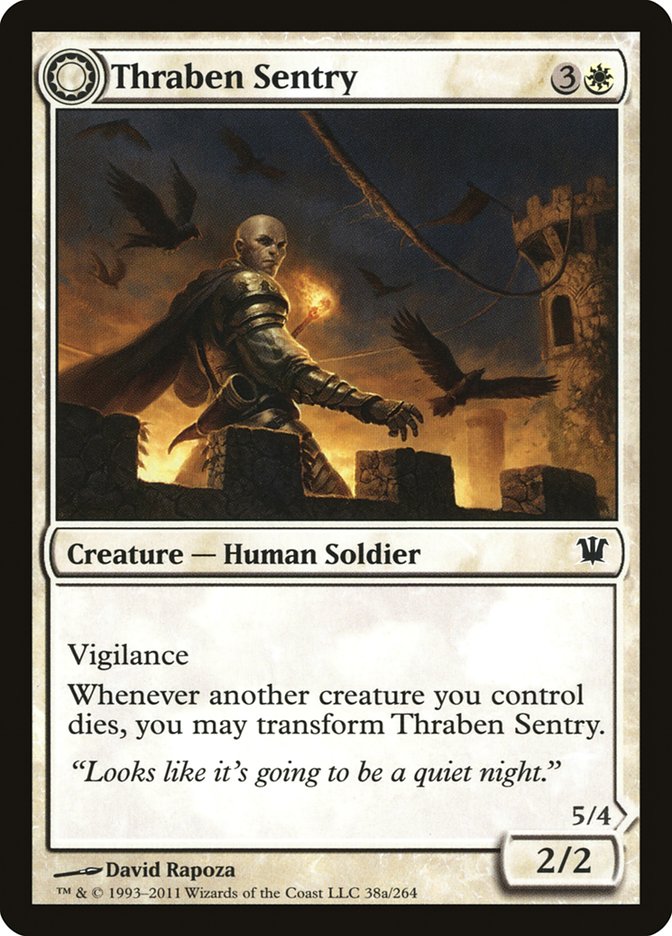 Thraben Sentry // Thraben Militia [Innistrad] | Tables and Towers