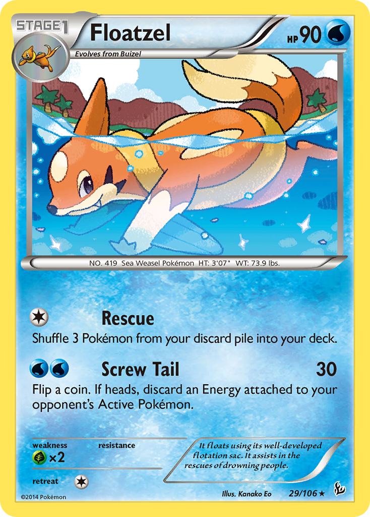 Floatzel (29/106) [XY: Flashfire] | Tables and Towers