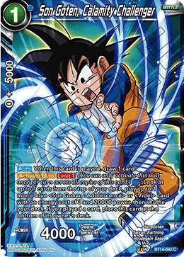 Son Goten, Calamity Challenger (BT14-042) [Cross Spirits] | Tables and Towers