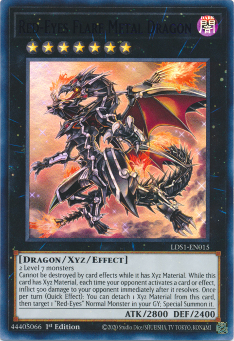 Red-Eyes Flare Metal Dragon (Purple) [LDS1-EN015] Ultra Rare | Tables and Towers