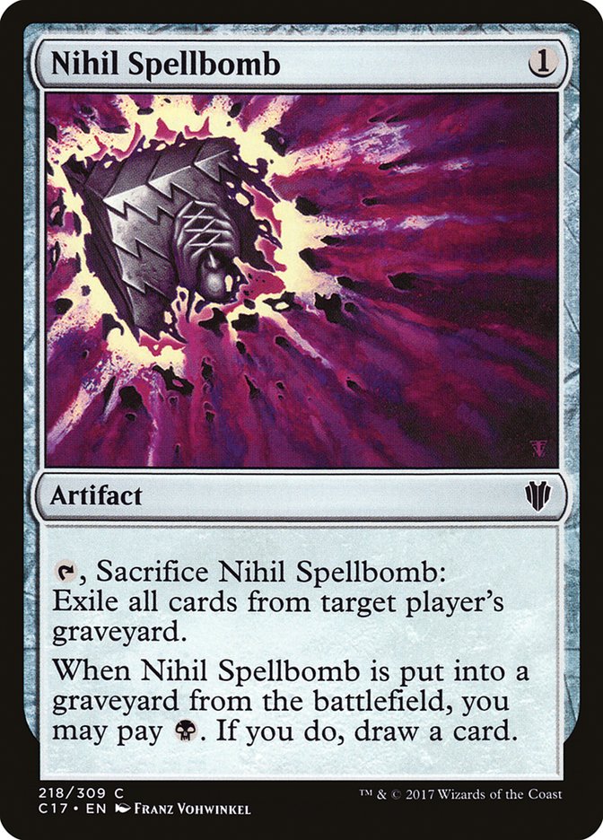 Nihil Spellbomb [Commander 2017] | Tables and Towers