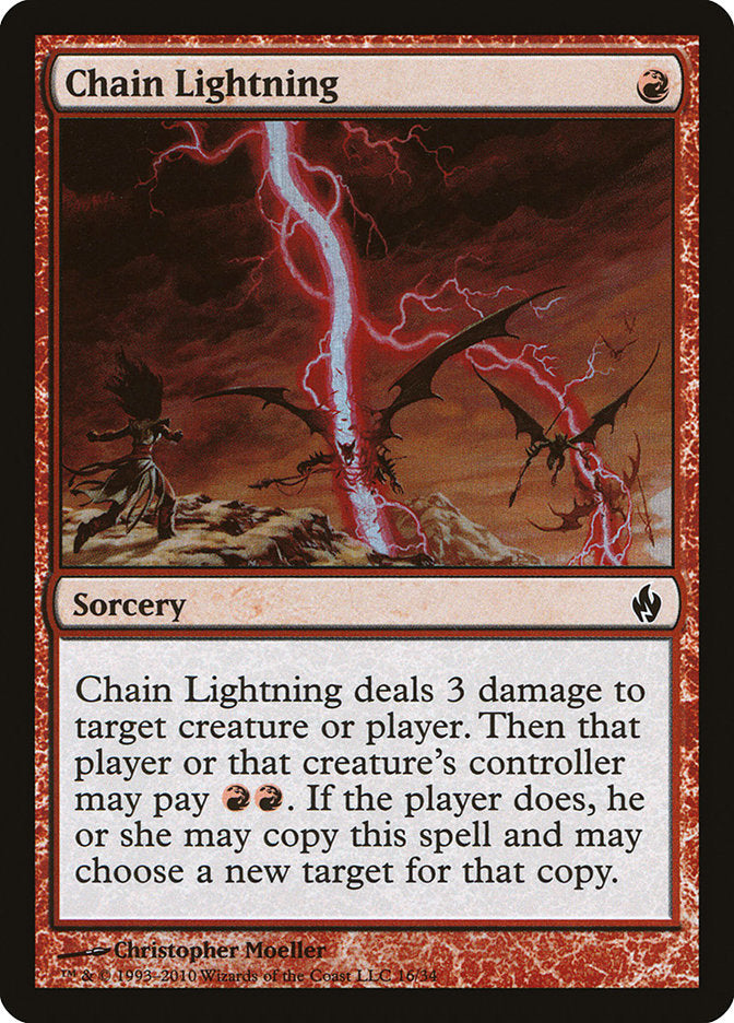 Chain Lightning [Premium Deck Series: Fire and Lightning] | Tables and Towers