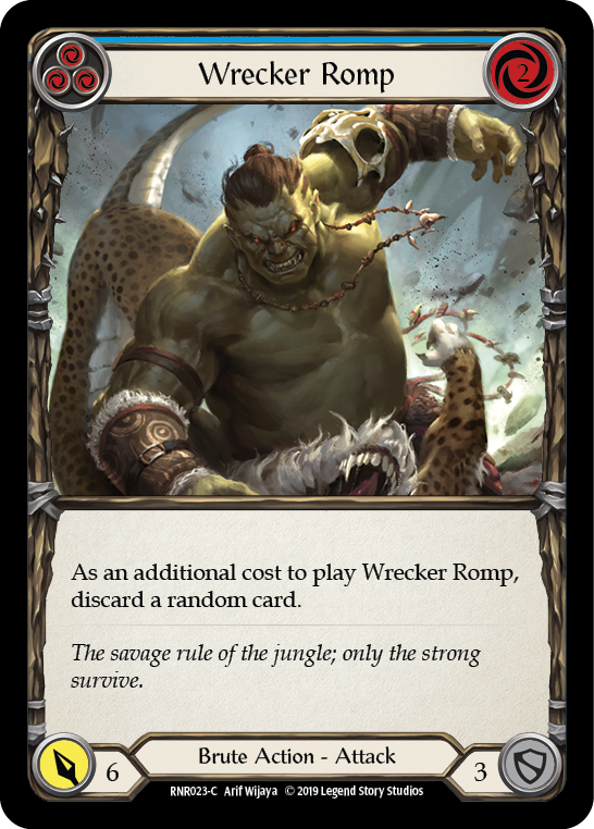 Wrecker Romp (Blue) [RNR023-C] (Rhinar Hero Deck)  1st Edition Normal | Tables and Towers