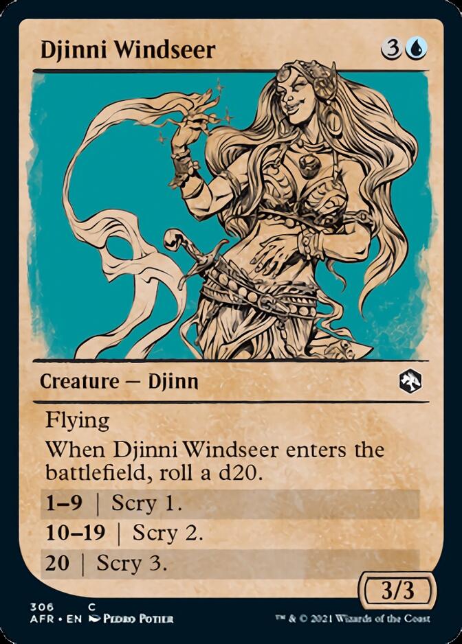 Djinni Windseer (Showcase) [Dungeons & Dragons: Adventures in the Forgotten Realms] | Tables and Towers