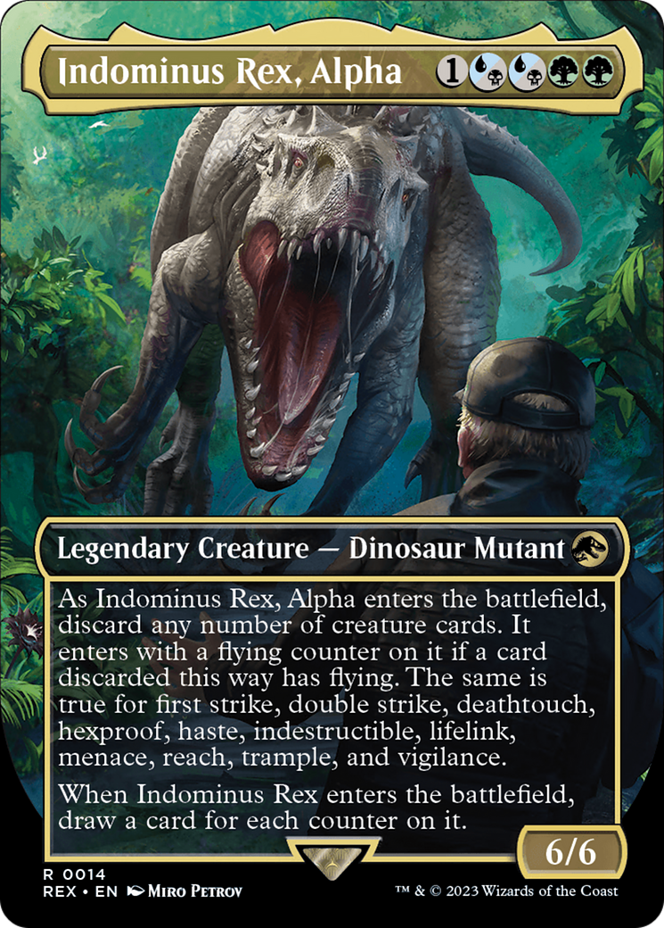 Indominus Rex, Alpha (Borderless) [Jurassic World Collection] | Tables and Towers