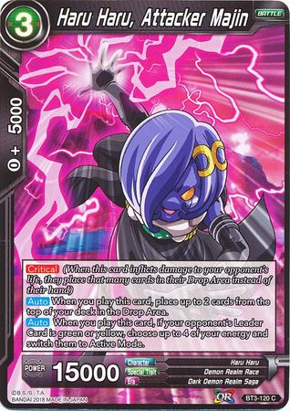 Haru Haru, Attacker Majin (BT3-120) [Cross Worlds] | Tables and Towers