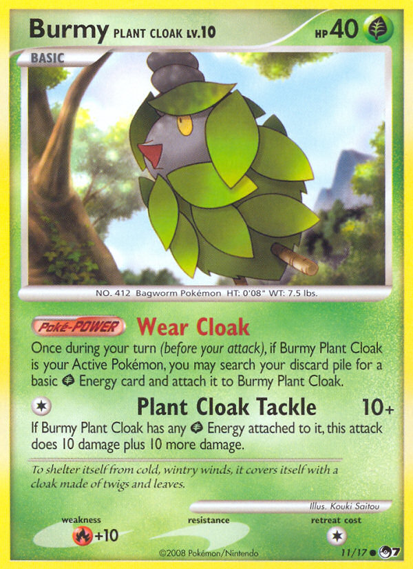 Burmy Plant Cloak (11/17) [POP Series 7] | Tables and Towers