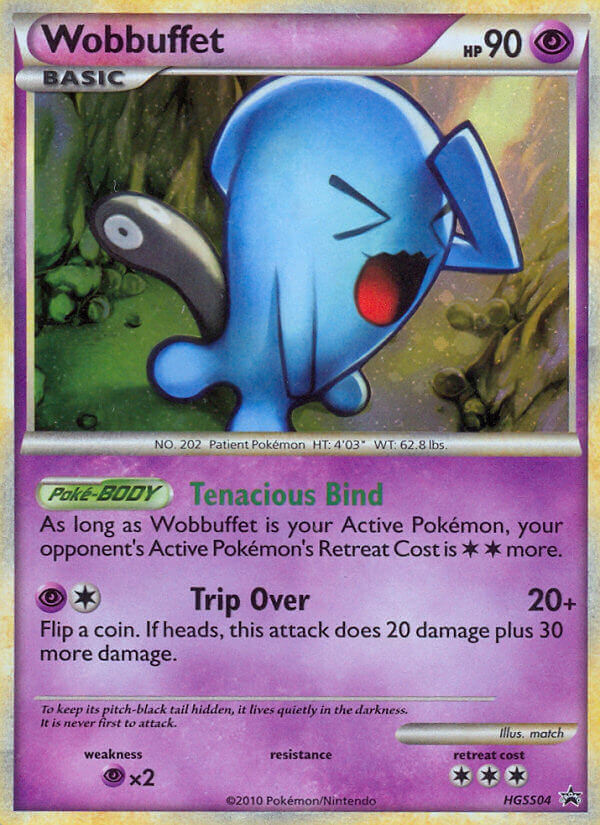 Wobbuffet (HGSS04) [HeartGold & SoulSilver: Black Star Promos] | Tables and Towers