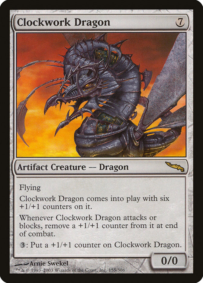 Clockwork Dragon [Mirrodin] | Tables and Towers