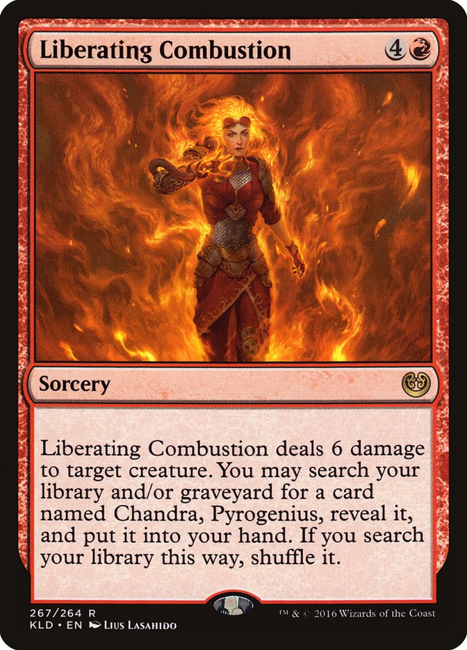 Liberating Combustion [Kaladesh] | Tables and Towers