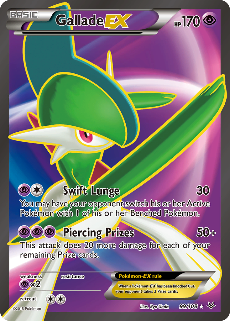 Gallade EX (99/108) [XY: Roaring Skies] | Tables and Towers