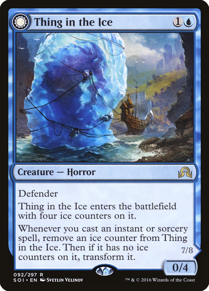 Thing in the Ice // Awoken Horror [Shadows over Innistrad] | Tables and Towers