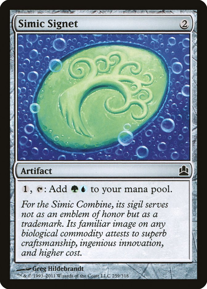 Simic Signet [Commander 2011] | Tables and Towers