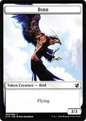 Bird (002) // Sculpture Double-Sided Token [Commander 2019 Tokens] | Tables and Towers