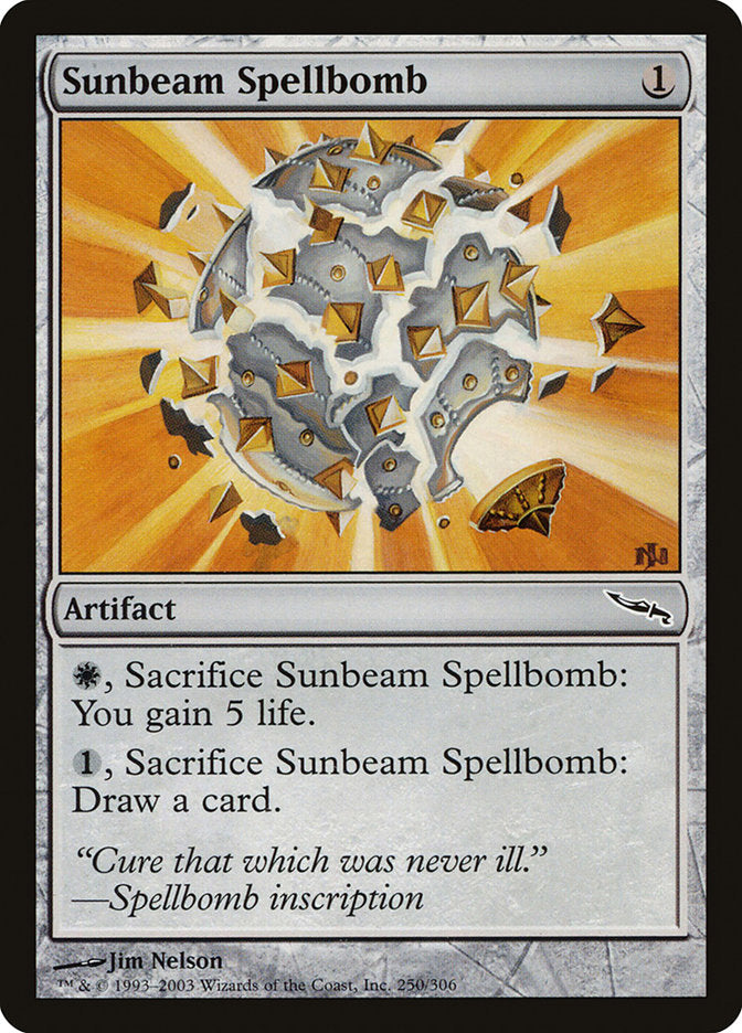 Sunbeam Spellbomb [Mirrodin] | Tables and Towers