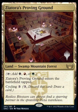 Ziatora's Proving Ground (Promo Pack) [Streets of New Capenna Promos] | Tables and Towers