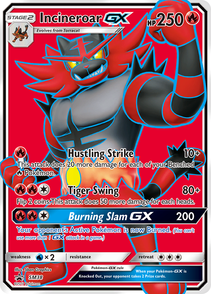 Incineroar GX (SM38) [Sun & Moon: Black Star Promos] | Tables and Towers