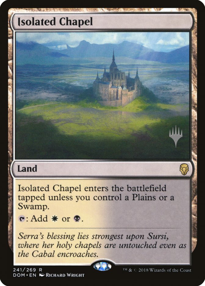 Isolated Chapel (Promo Pack) [Dominaria Promos] | Tables and Towers