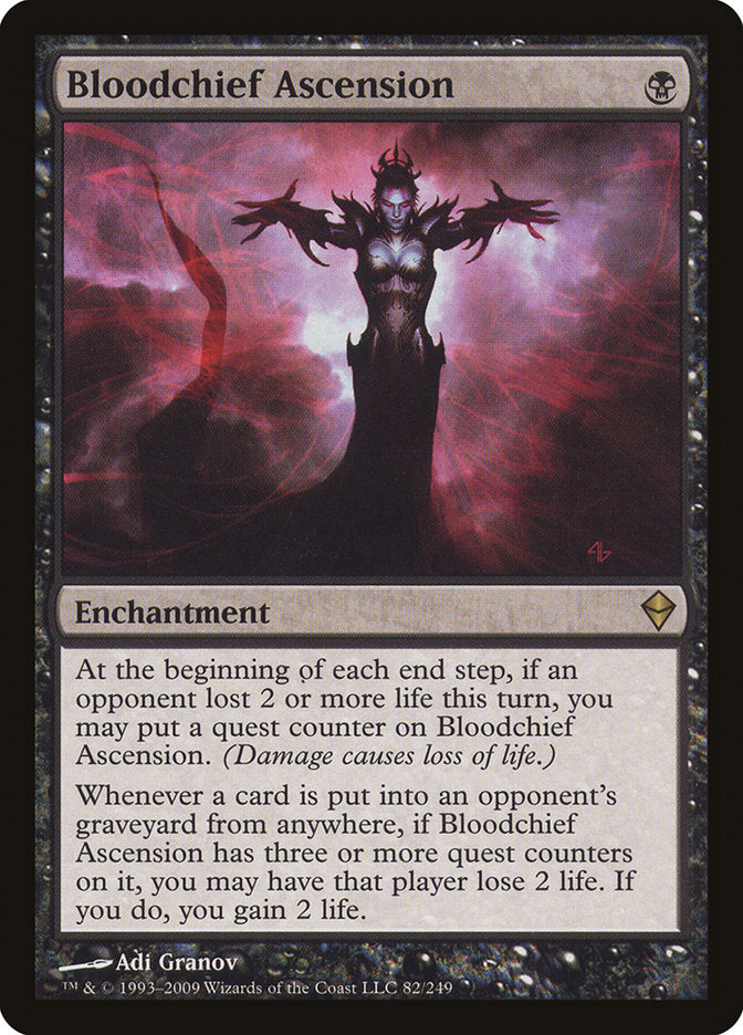 Bloodchief Ascension [Zendikar] | Tables and Towers