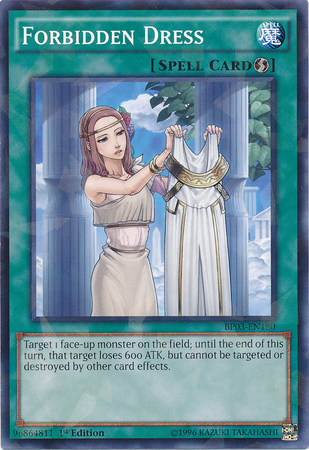 Forbidden Dress [BP03-EN180] Shatterfoil Rare | Tables and Towers