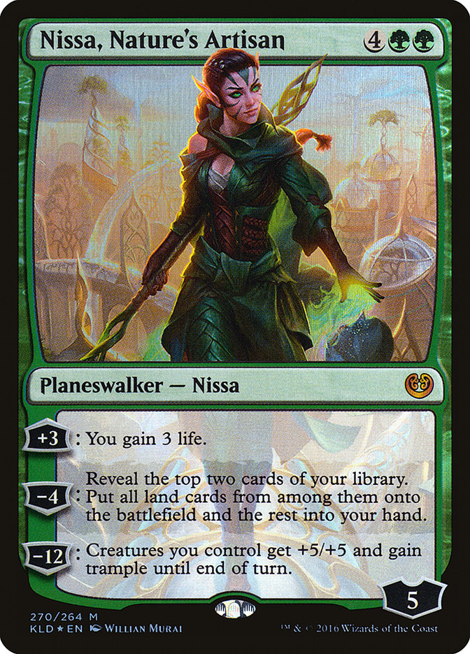 Nissa, Nature's Artisan [Kaladesh] | Tables and Towers