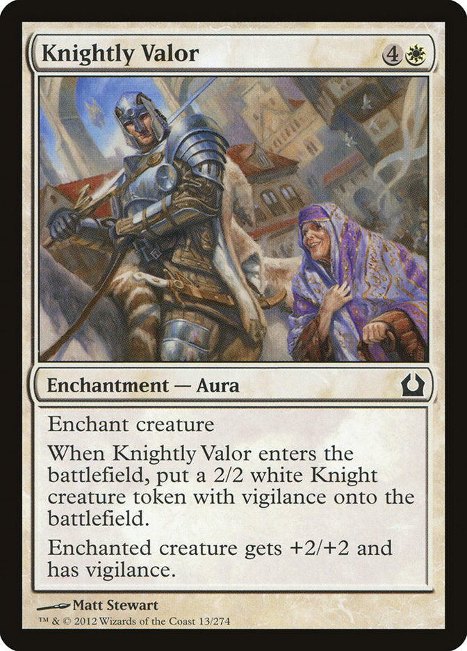 Knightly Valor [Return to Ravnica] | Tables and Towers