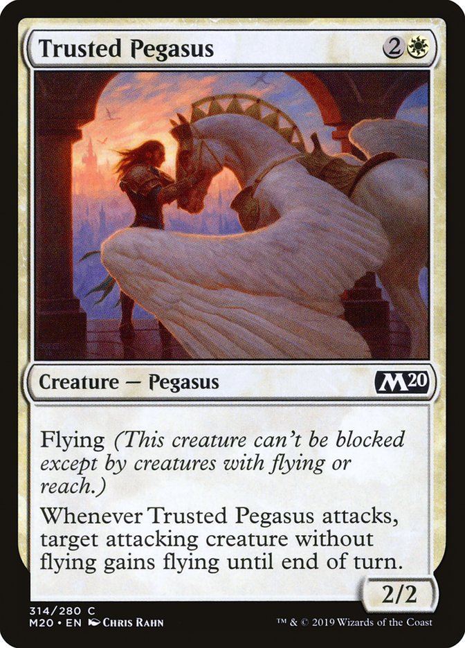 Trusted Pegasus [Core Set 2020] | Tables and Towers