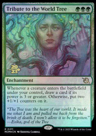 Tribute to the World Tree [March of the Machine Prerelease Promos] | Tables and Towers