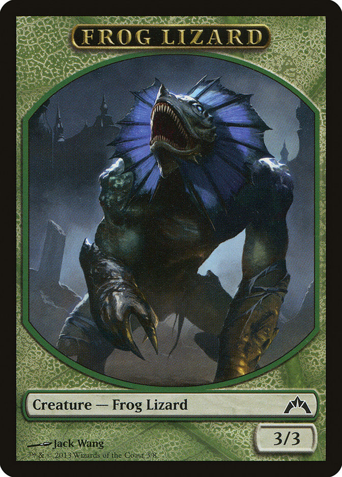 Frog Lizard Token [Gatecrash Tokens] | Tables and Towers