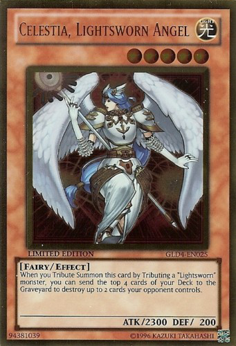 Celestia, Lightsworn Angel [GLD4-EN025] Gold Rare | Tables and Towers