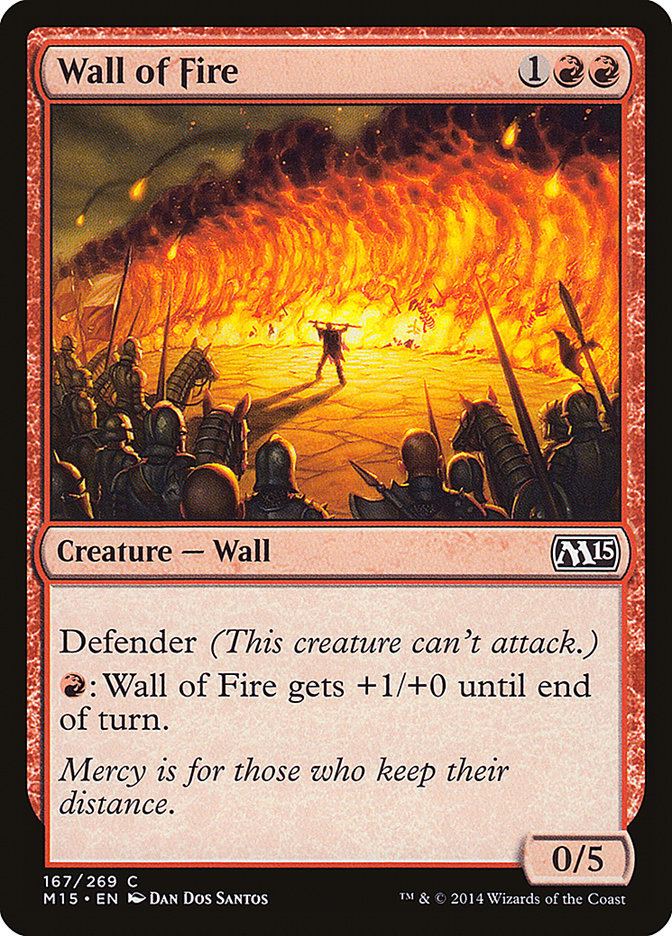 Wall of Fire [Magic 2015] | Tables and Towers