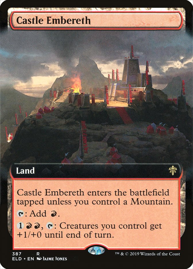 Castle Embereth (Extended Art) [Throne of Eldraine] | Tables and Towers