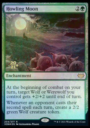 Howling Moon [Innistrad: Crimson Vow Prerelease Promos] | Tables and Towers