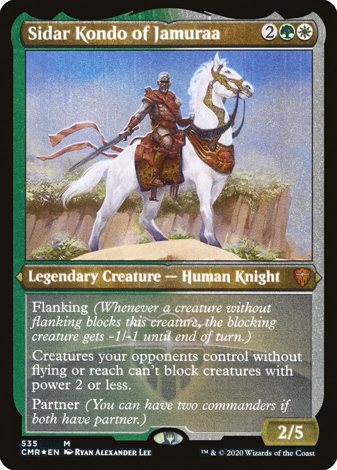 Sidar Kondo of Jamuraa (Etched) [Commander Legends] | Tables and Towers