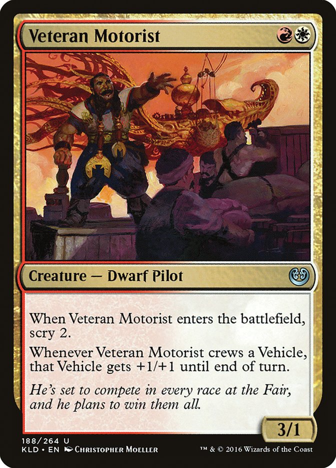 Veteran Motorist [Kaladesh] | Tables and Towers