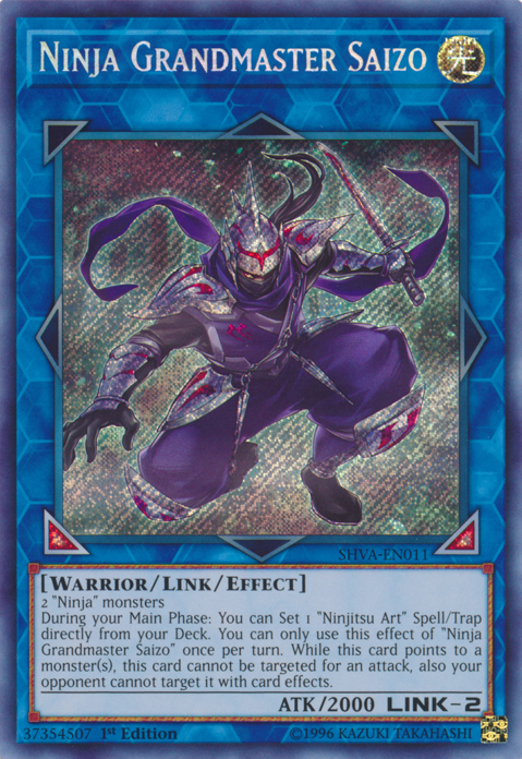 Ninja Grandmaster Saizo [SHVA-EN011] Secret Rare | Tables and Towers