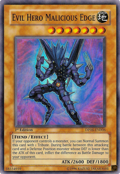 Evil Hero Malicious Edge [DP06-EN006] Super Rare | Tables and Towers