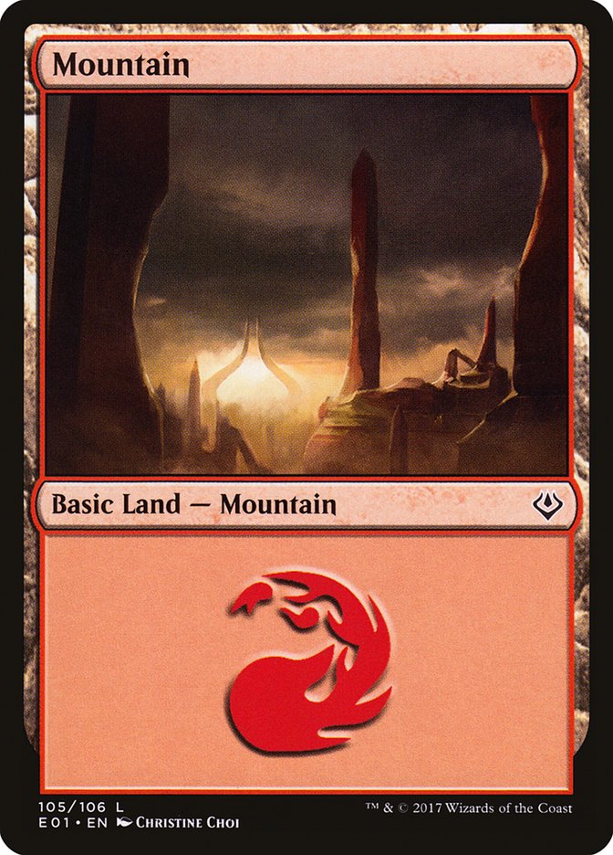 Mountain (105) [Archenemy: Nicol Bolas] | Tables and Towers