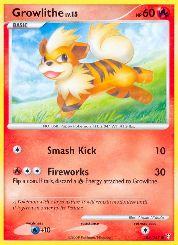 Growlithe (108/147) [Platinum: Supreme Victors] | Tables and Towers