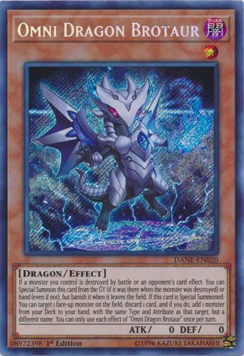 Omni Dragon Brotaur [DANE-EN020] Secret Rare | Tables and Towers