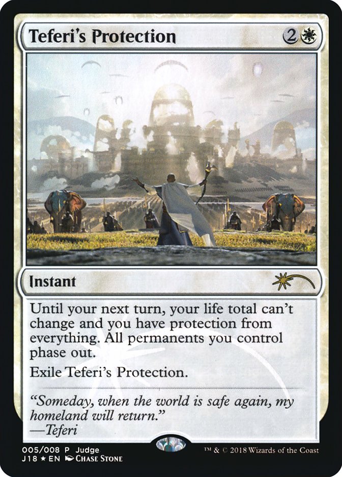 Teferi's Protection [Judge Gift Cards 2018] | Tables and Towers